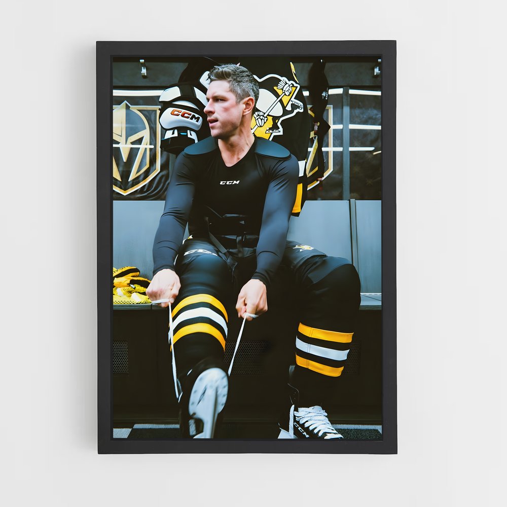 Poster La Pause de Crosby – affiche Hockey sur glace (vue 2)